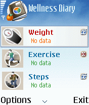 nokia wellness diary