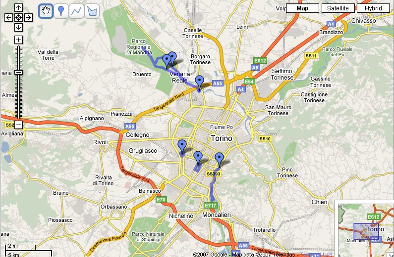 percorsi running torino