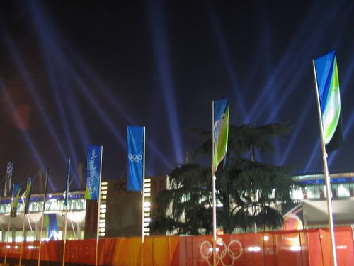 To2006 Olympic Stadium at night